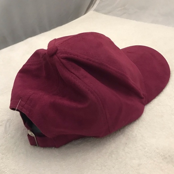 Rampage Adjustable Velvet Maroon Cap main image 8